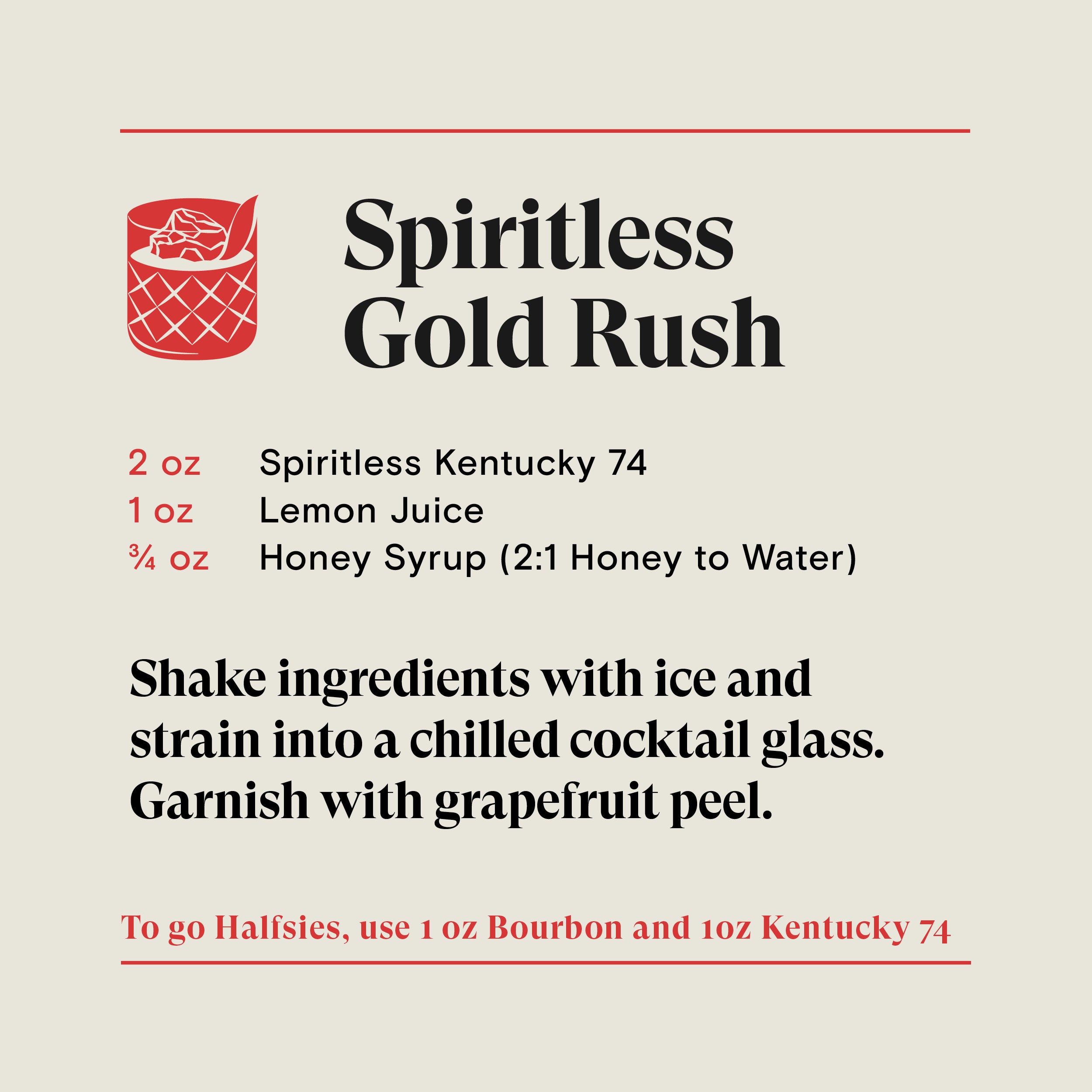 Gold Rush Cocktail Recipe