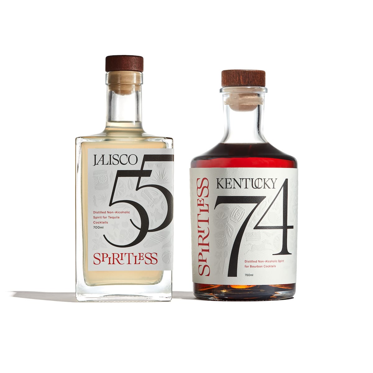 SPIRITLESS Kentucky 74 | Spiritueux de whisky bourbon sans alcool |  Ingrédient mocktail et cocktail entièrement distillé et primé | Pour  demi-ou