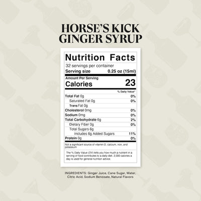 Spiritless Horse’s Kick Starter Kit - Nutrition Facts