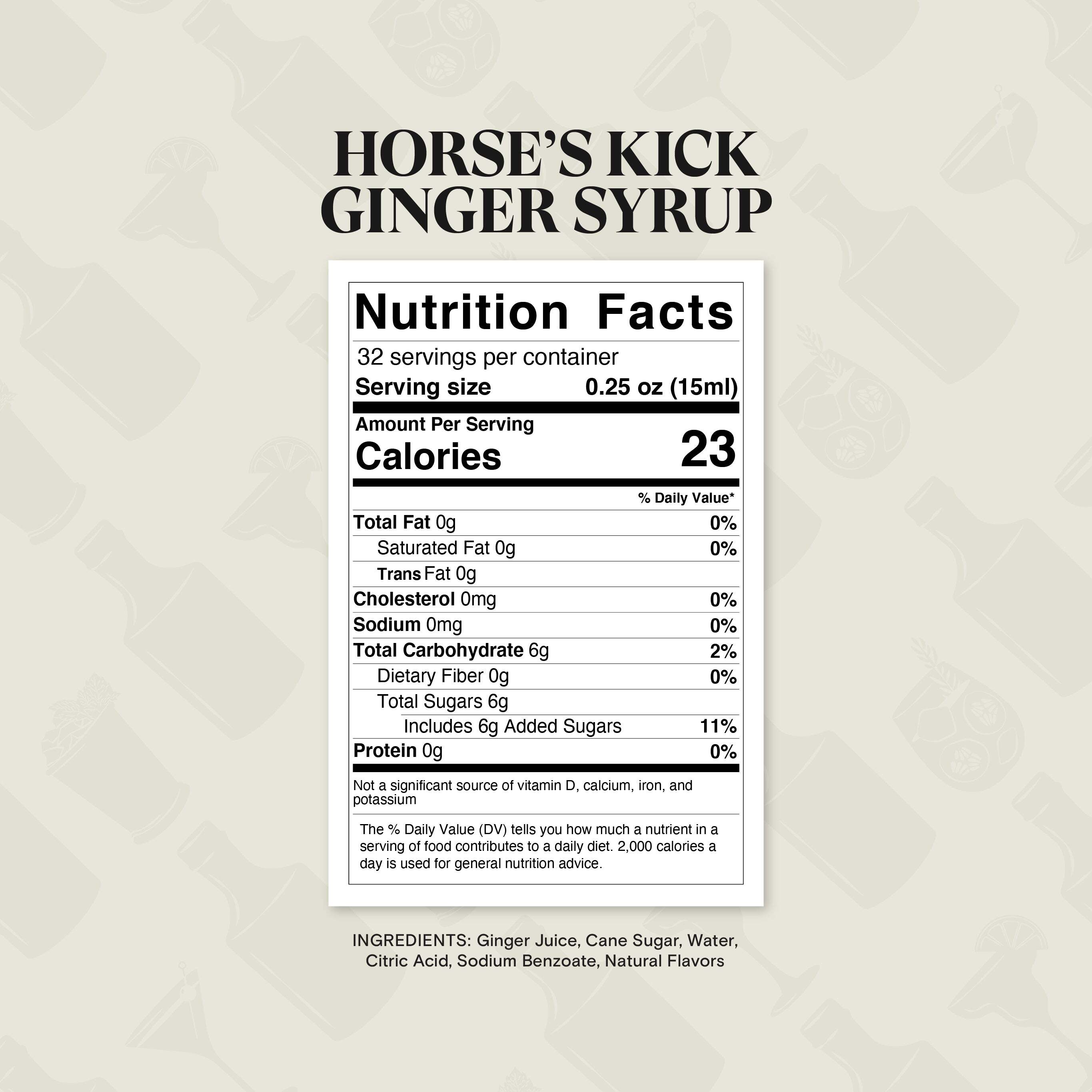 Horse’s Kick Ginger Syrup